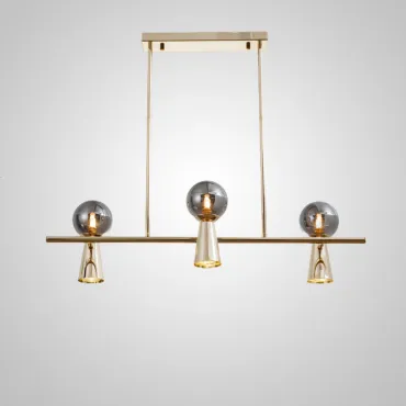 Подвесной светильник ABELINA LONG L6 Gold Grey