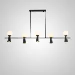 Потолочный светильник ABELINA LONG L10 Black Amber от ImperiumLoft