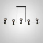 Потолочный светильник ABELINA LONG L10 Black Amber от ImperiumLoft