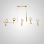 Потолочный светильник ABELINA LONG L10 Black Amber от ImperiumLoft