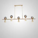 Потолочный светильник ABELINA LONG L10 Black Amber от ImperiumLoft