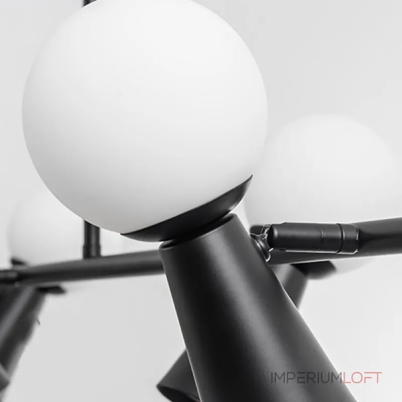 Потолочный светильник ABELINA LONG L10 Black Amber от ImperiumLoft