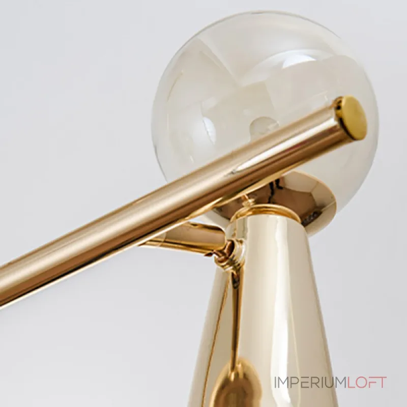 Потолочный светильник ABELINA LONG L10 Black Amber от ImperiumLoft