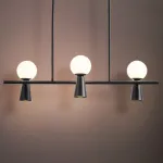 Потолочный светильник ABELINA LONG L10 Black Amber от ImperiumLoft