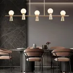 Потолочный светильник ABELINA LONG L10 Black Amber от ImperiumLoft