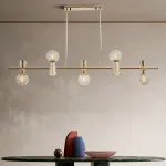 Потолочный светильник ABELINA LONG L10 Black Amber от ImperiumLoft