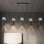 Потолочный светильник ABELINA LONG L10 Black Amber от ImperiumLoft