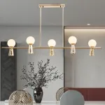 Потолочный светильник ABELINA LONG L10 Black Amber от ImperiumLoft