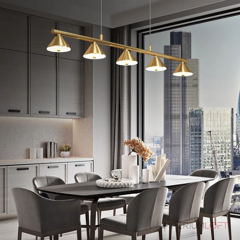 Подвесной светильник GENRE LONG L6 Brass от ImperiumLoft