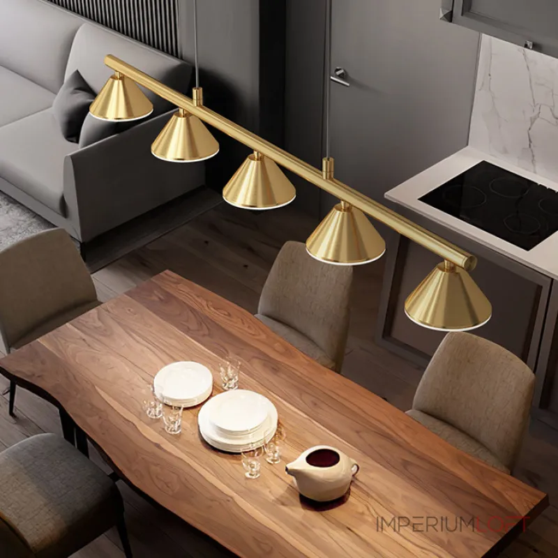 Подвесной светильник GENRE LONG L6 Brass от ImperiumLoft