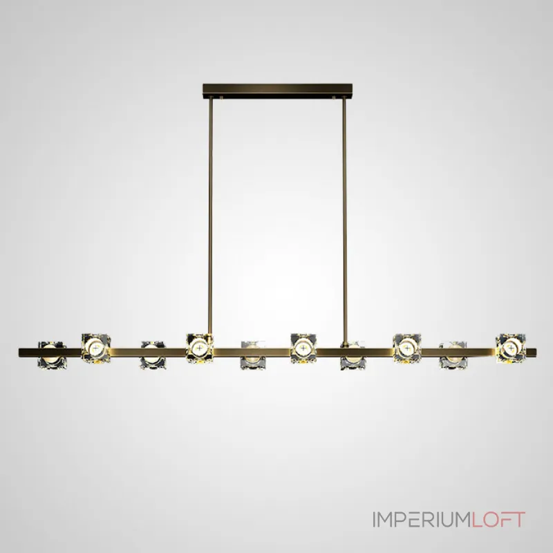 Потолочный светильник MICHAL LONG L8 Brass Black от ImperiumLoft