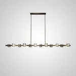 Потолочный светильник MICHAL LONG L8 Brass Black от ImperiumLoft