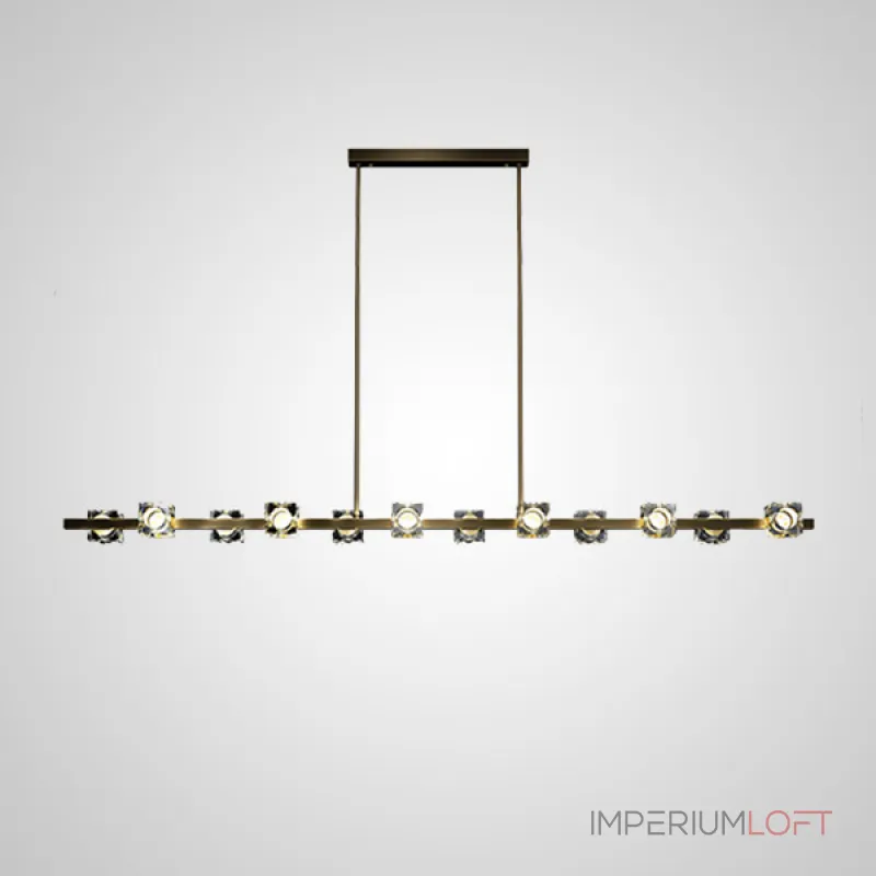 Потолочный светильник MICHAL LONG L8 Brass Black от ImperiumLoft