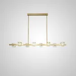 Потолочный светильник MICHAL LONG L8 Brass Black от ImperiumLoft