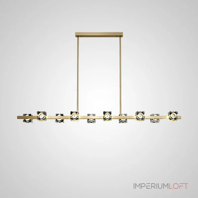 Потолочный светильник MICHAL LONG L8 Brass Black от ImperiumLoft