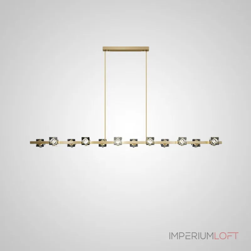 Потолочный светильник MICHAL LONG L8 Brass Black от ImperiumLoft