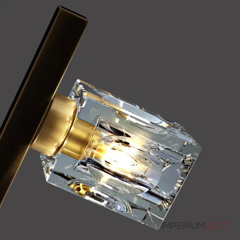 Потолочный светильник MICHAL LONG L8 Brass Black от ImperiumLoft