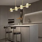 Потолочный светильник MICHAL LONG L8 Brass Black от ImperiumLoft