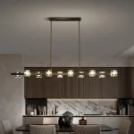 Потолочный светильник MICHAL LONG L8 Brass Black от ImperiumLoft