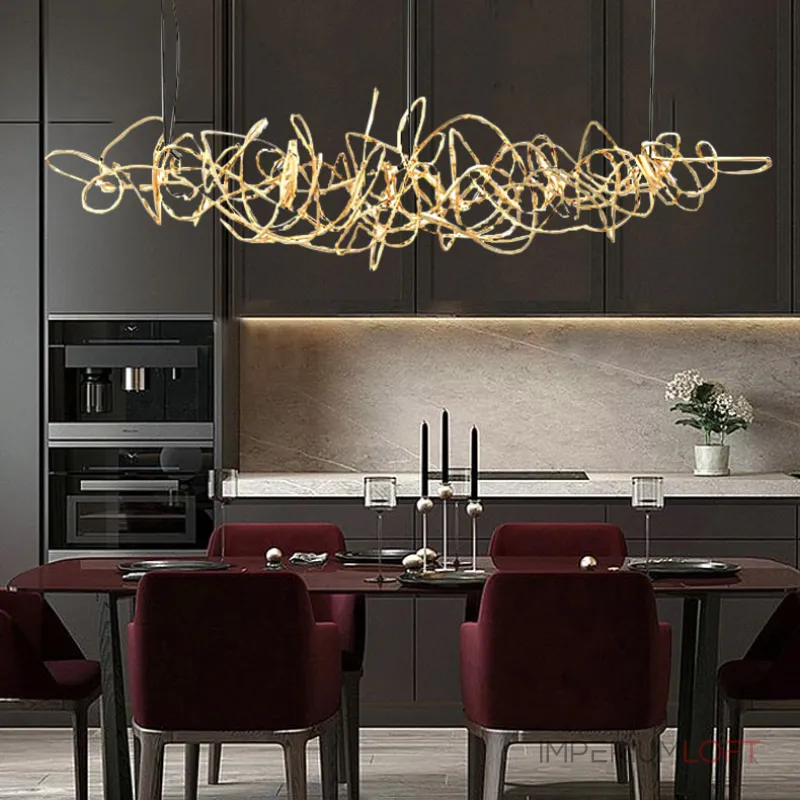 Подвесной светильник COUNTESS L95 Gold от ImperiumLoft Подвесной светильник COUNTESS L95 Gold от ImperiumLoft