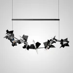 Подвесной светильник BERGAMO L150 Black от ImperiumLoft