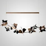 Подвесной светильник BERGAMO L150 Black от ImperiumLoft