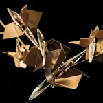 Подвесной светильник BERGAMO L150 Black от ImperiumLoft