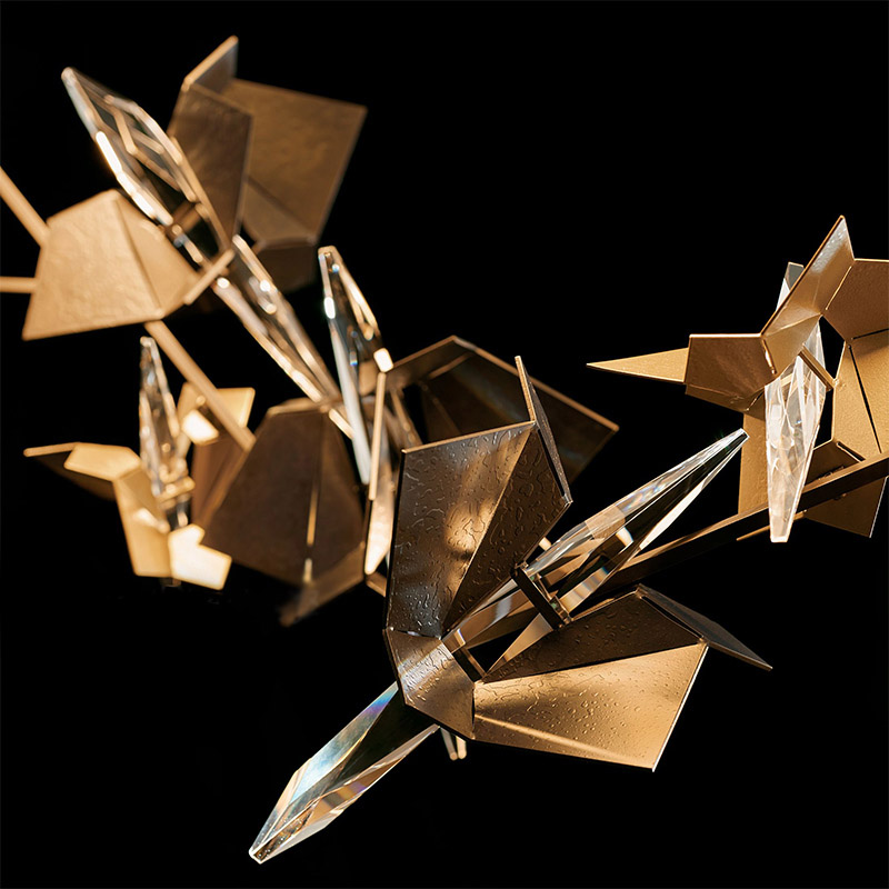 Подвесной светильник BERGAMO L150 Black от ImperiumLoft