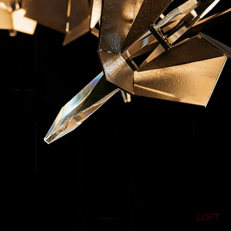 Подвесной светильник BERGAMO L150 Black от ImperiumLoft