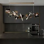 Подвесной светильник BERGAMO L150 Black от ImperiumLoft