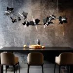 Подвесной светильник BERGAMO L150 Black от ImperiumLoft