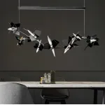 Подвесной светильник BERGAMO L150 Black от ImperiumLoft