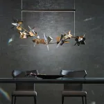 Подвесной светильник BERGAMO L150 Black от ImperiumLoft