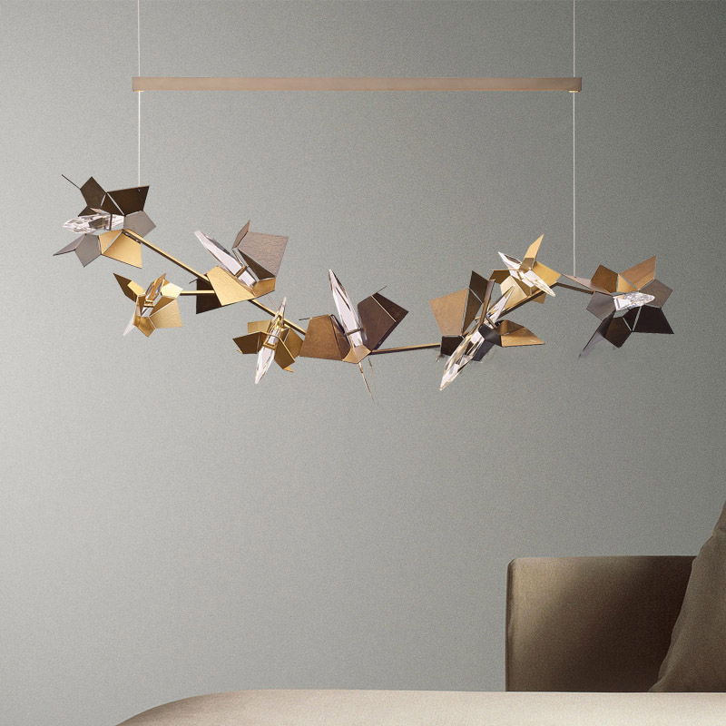 Подвесной светильник BERGAMO L150 Black от ImperiumLoft