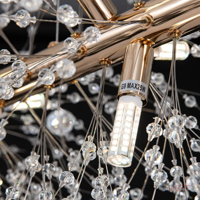 Потолочный светильник ROSALIA LONG L92 Chrome от ImperiumLoft