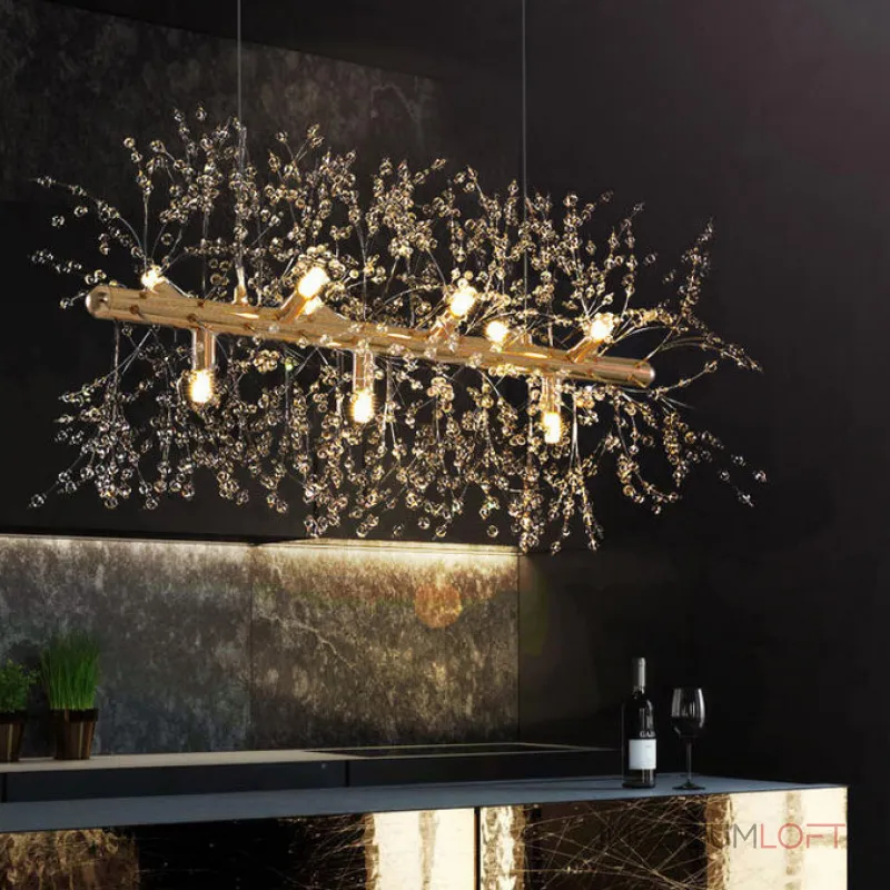 Потолочный светильник ROSALIA LONG L92 Chrome от ImperiumLoft