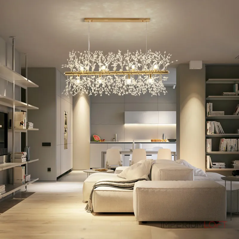 Потолочный светильник ROSALIA LONG L92 Chrome от ImperiumLoft