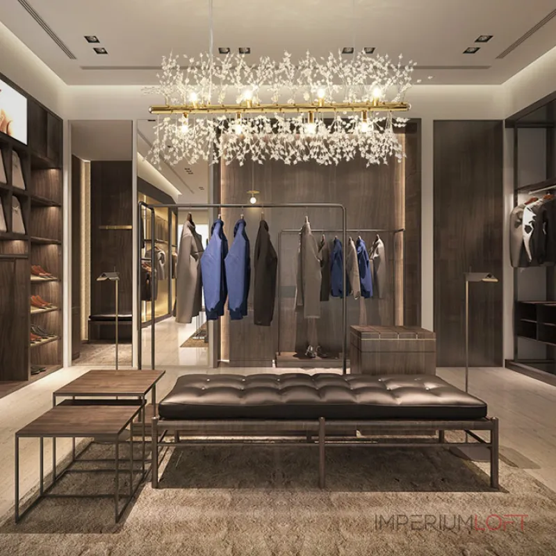 Потолочный светильник ROSALIA LONG L92 Chrome от ImperiumLoft