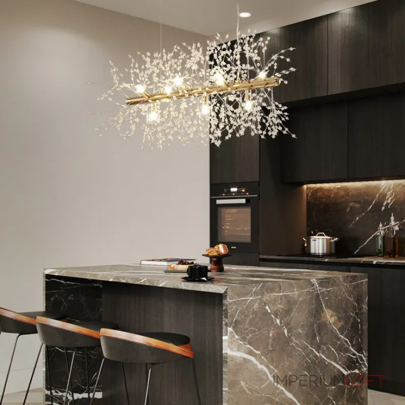 Потолочный светильник ROSALIA LONG L92 Chrome от ImperiumLoft