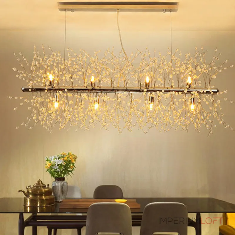 Потолочный светильник ROSALIA LONG L92 Chrome от ImperiumLoft