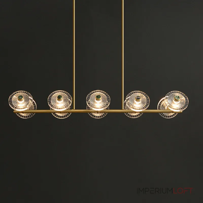 Подвесной светильник JANICA LONG L8 Brass