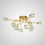 Потолочная люстра MICHAL L8 Brass