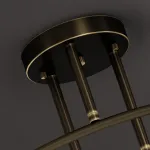 Потолочная люстра MICHAL L8 Brass