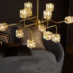 Потолочная люстра MICHAL L8 Brass