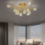 Потолочная люстра MICHAL L8 Brass