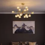 Потолочная люстра MICHAL L8 Brass