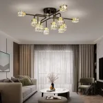 Потолочная люстра MICHAL L8 Brass