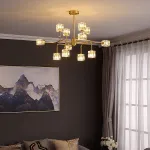 Потолочная люстра MICHAL L8 Brass