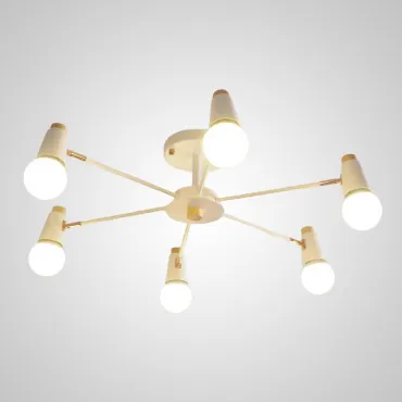 Потолочная люстра ROTARY L6 White Потолочная люстра ROTARY L6 White