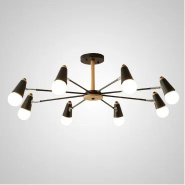 Потолочная люстра ROTARY L8 Black Потолочная люстра ROTARY L8 Black